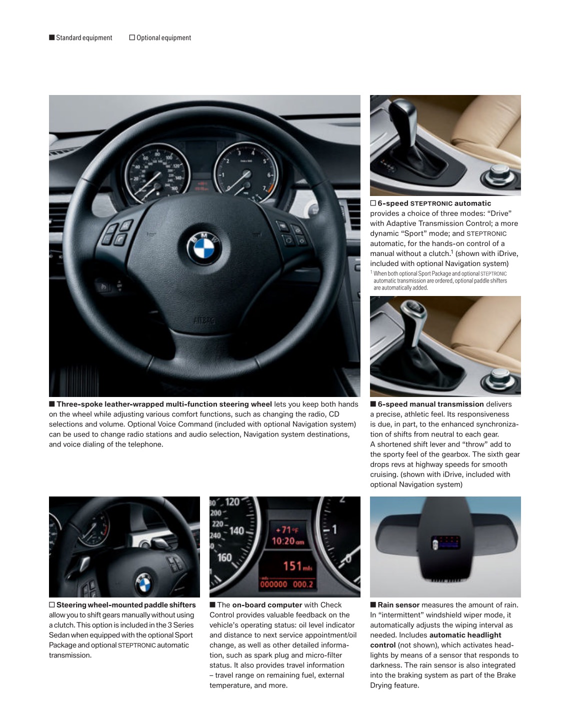 2008 BMW 3-Series Sedan Brochure Page 24